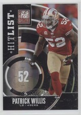 2011 Donruss Elite Hit List Black 36/99 Patrick Willis #20 HOF 0n8