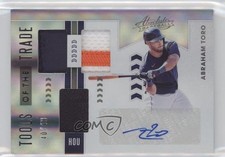 2020 Panini Absolute Spectrum Silver 40/49 Abraham Toro #TOT3-AT Auto 0tv4