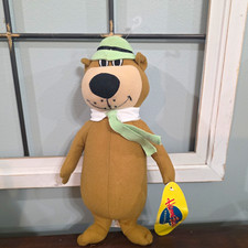 Hanna-Barbera Collection Yogi Bear Plush Stuffed Animal w/ Tag Hat Scarf 1998