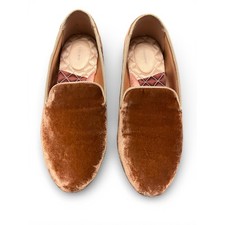 Birdies the Starling women  s velvet loafers in rust/bronze SZ 8.5