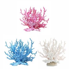 Artificial Coral Ornament Resin Fish Tank Plant Aquarium Landscape Decoration
