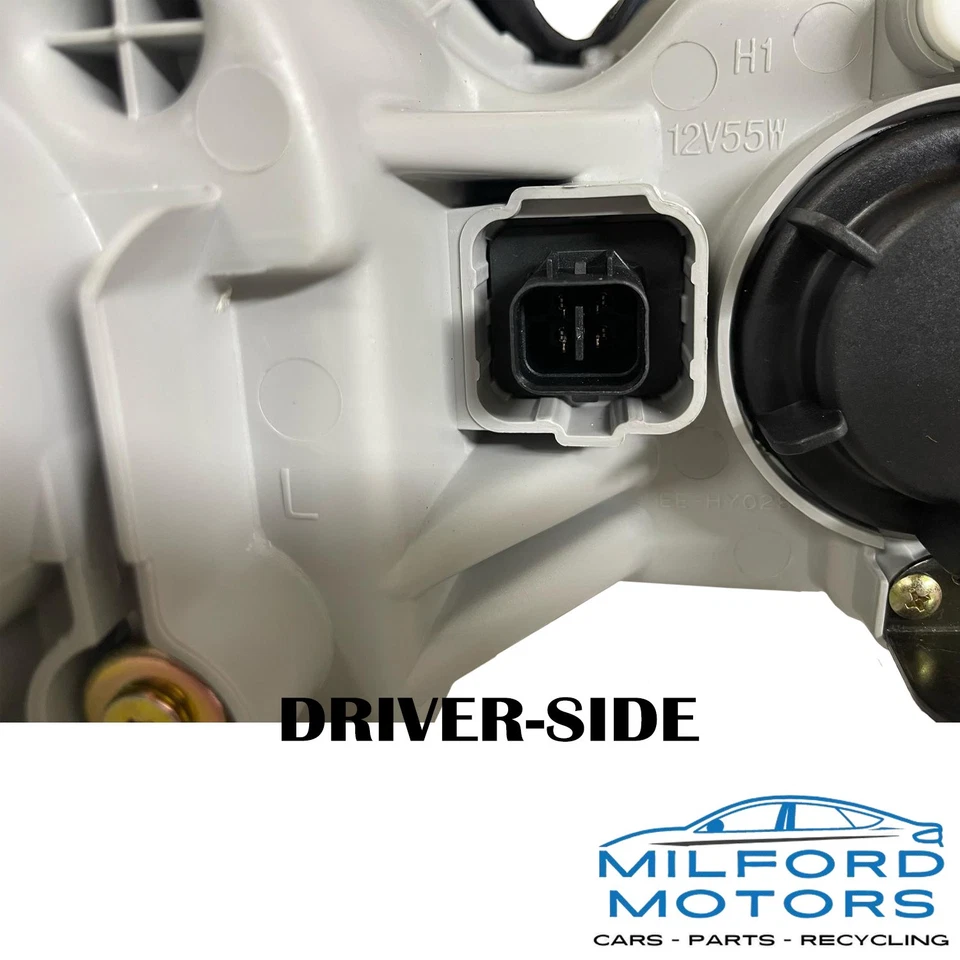 Driver Side LED Headlight Assembly 2002-2005 Hyundai Sonata Sedan 2.7L - Image 3 of 4