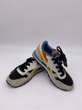 Reebok Big Kid Classic Grey Black Alway Yellow Red - Size 1 - Used