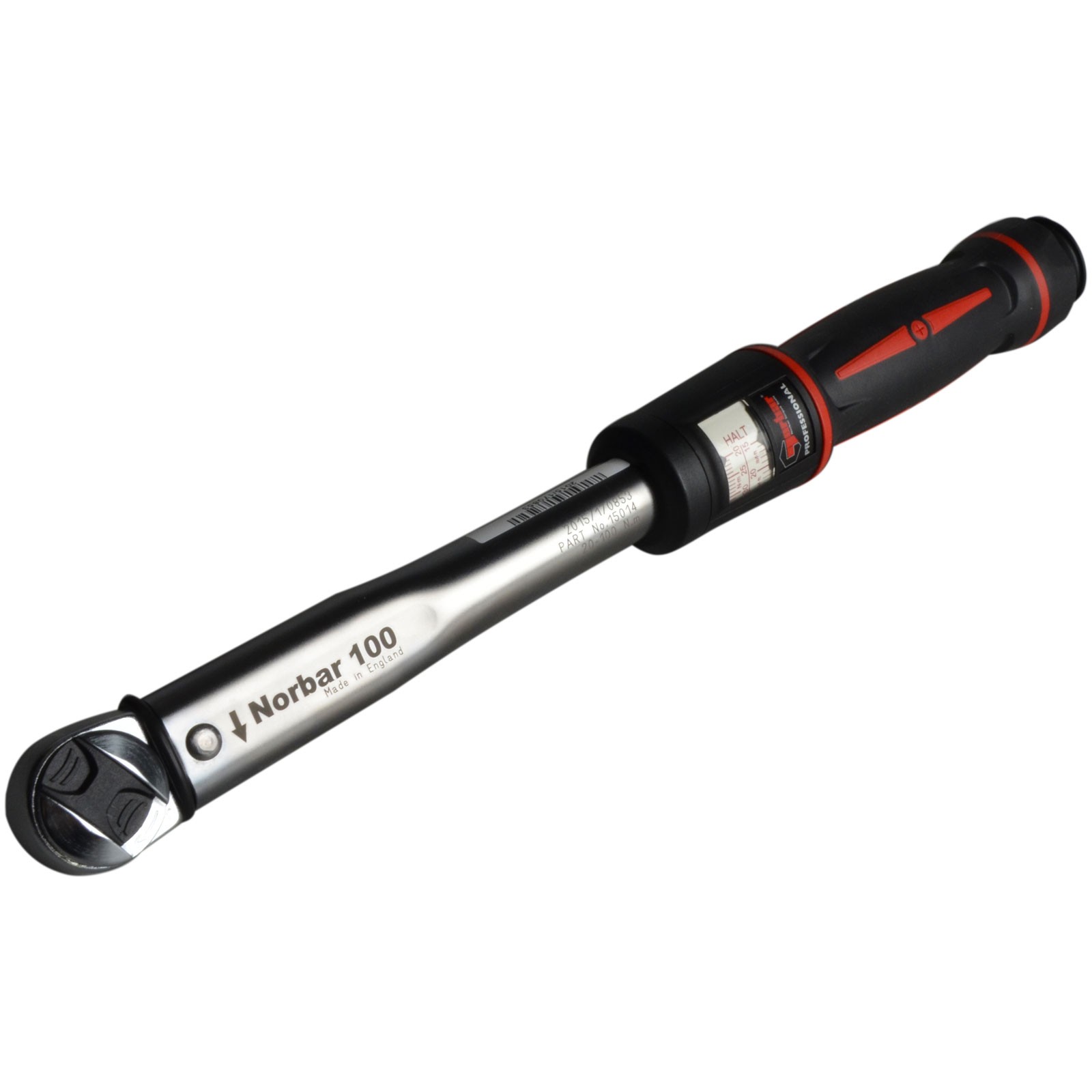 Norbar 15015 Pro 100 Adjustable Reversible Automotive Torque Wrench 1/2In Drive 20-100Nm - Image 3