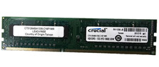 Crucial 4GB DDR3 1333MHz PC3-10600 UDIMM Desktop RAM CT51264BA1339.C16F1MR.