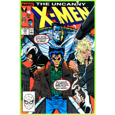 UNCANNY X-MEN #245 Marvel Comic 1989 NM+ 9.6 Uncirculated Unread White Pages