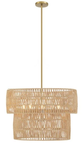 Minka Lavery 5045 Bungalow Heaven 5 Light 26"W Multi Light - Brass - Picture 5 of 12