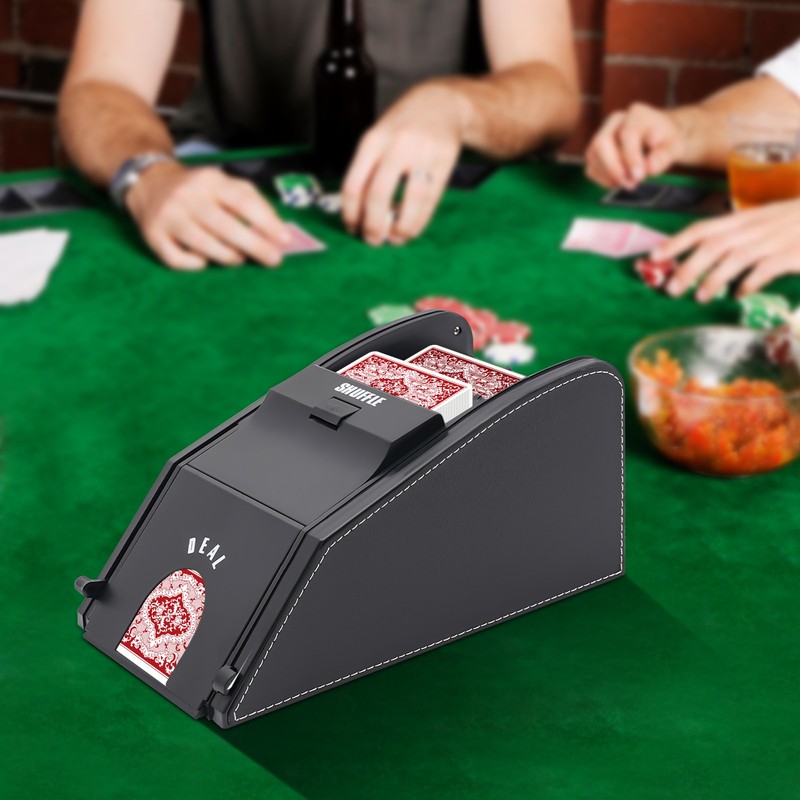Automatic Electronic Card Casino Shuffler Dealing Dispenser Shuffle Machine USA