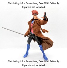 0021 Marvel Legends Adult Collectible Gambit Dedicated Wire Brown Long Coat