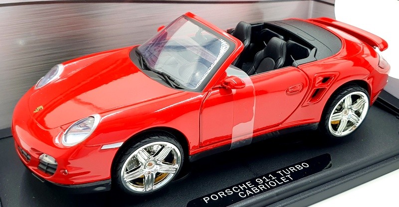 MotorMax 1/18 Scale Diecast 73183 - Porsche 911 Turbo Cabriolet