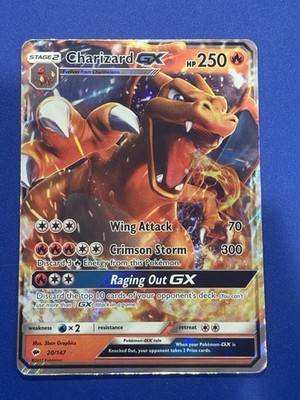 Charizard GX 20/147 Burning Shadows Ultra Rare Holo Pokemon LP | eBay
