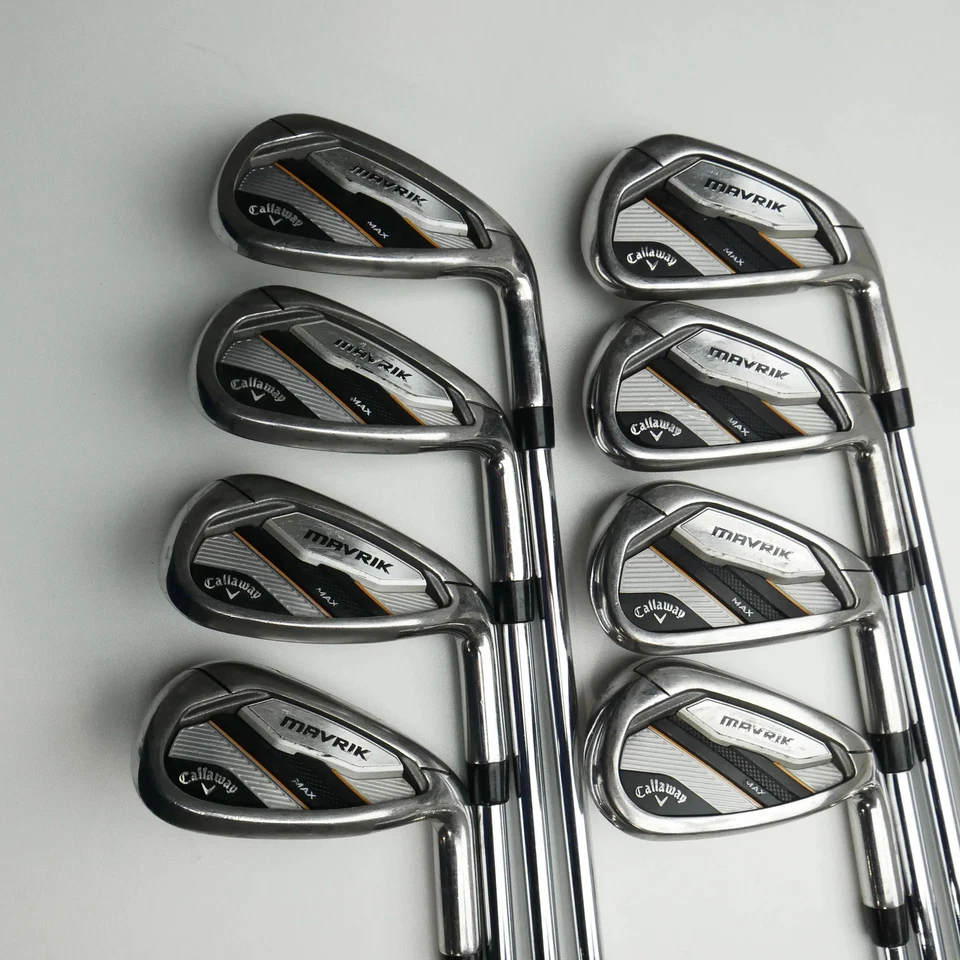 Used Callaway Mavrik Max Iron Set / 5 - SW + AW / Regular Flex - Image 2 of 4