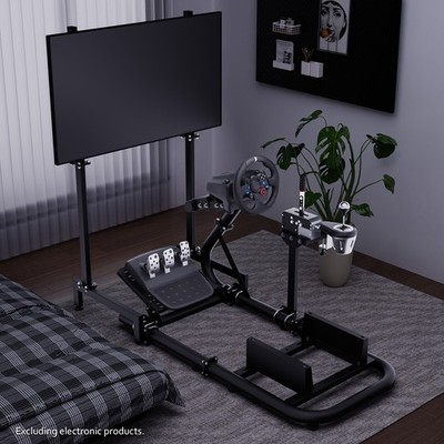 Hottoby Rennsimulator Cockpit Mit  TV Stand Fit Logitech G29 G920 THRUSTMASTER