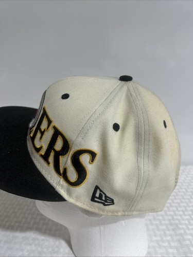 Pittsburgh Steelers New Era 9FIFTY VENTED SNAPBACK CREAM/BLACK OSFM PREOWNED - Picture 5 of 8