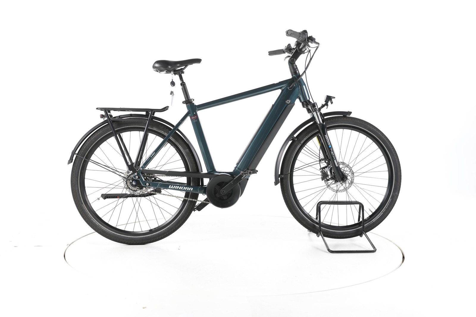 Winora Sinus N8f Vélo électrique de ville Bosch Batterie 500Wh 28" bleu Pro vélo