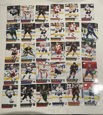 2021-22 Upper Deck Hockey Rookie Base Lot (31 Cards) - Caufield Zegras Seider +