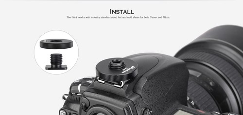 Leofoto FA-01 / FA-02 Hot Shoe Conversion Adapter - 第 10/14 張圖片