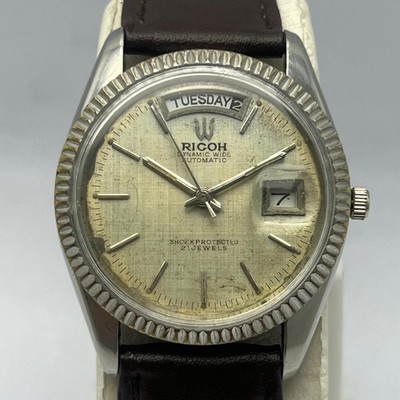 Ricoh President Dynamite Wide 040121 Automatic Vintage Men s Watch