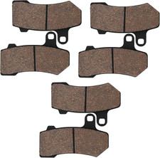 Cyleto Front and Rear Brake Pads for HARLEY DAVIDSON Touring FLHTC Electra Glide