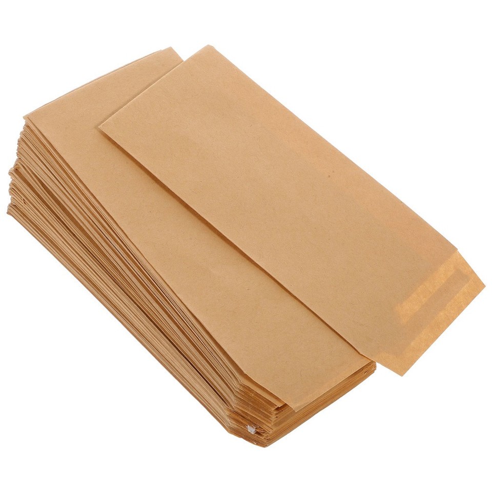 100Pcs Mini Coin Envelopes Kraft Khaki Blank Small Storage for Cash ...