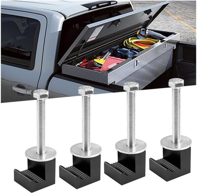 #ad 4PCS Truck Tool Box Mounting Kit J Hook Truck Toolbox Clamps No Drilling New $10.99
