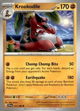 Krookodile Uncommon SV01: Scarlet & Violet Base Set 117/198 NM