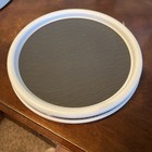 9 Inch Copco Non-Skid Pantry Cabinet Lazy Susan Turntable White/Gray Organize — photo 1