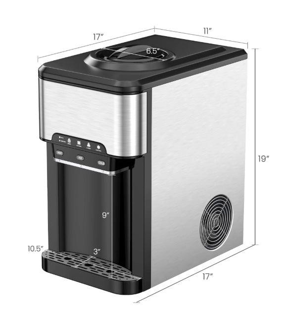 Dispenser W/built-in Ice Maker, Fits 3-5 Gal