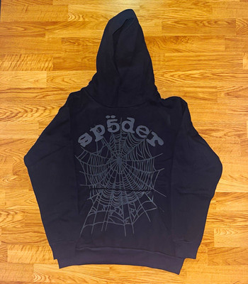 sp5der Men's Phantom Web Hoodie Size M