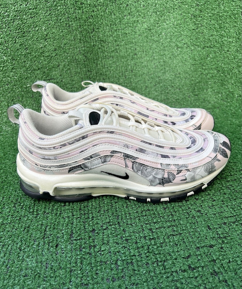 Nike Air Max 97 Women's Sz 9.5 Running Shoes Pink Soft Floral