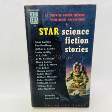 Star Science Fiction Stories #1 Ballantine PB 1961 Kornbluth Bradbury Sci-fi