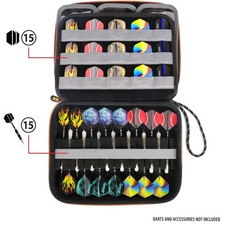 XL Dart Case - Protective Shell for 15 Darts Accessories