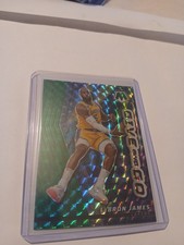 2022-23 Panini Mosaic - Give and Go LeBron James #3 Green Mosaic Prizm