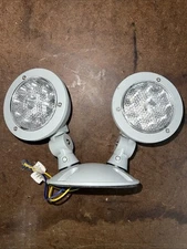 NEW LITHONIA ELA T QWP L0304 M12 Aluminum TWIN LED Lamp Lights Weatherproof 3.6V
