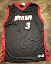 NBA MIAMI HEAT DWYANE WADE 3 NBA Jersey Youth Size XL 14-16