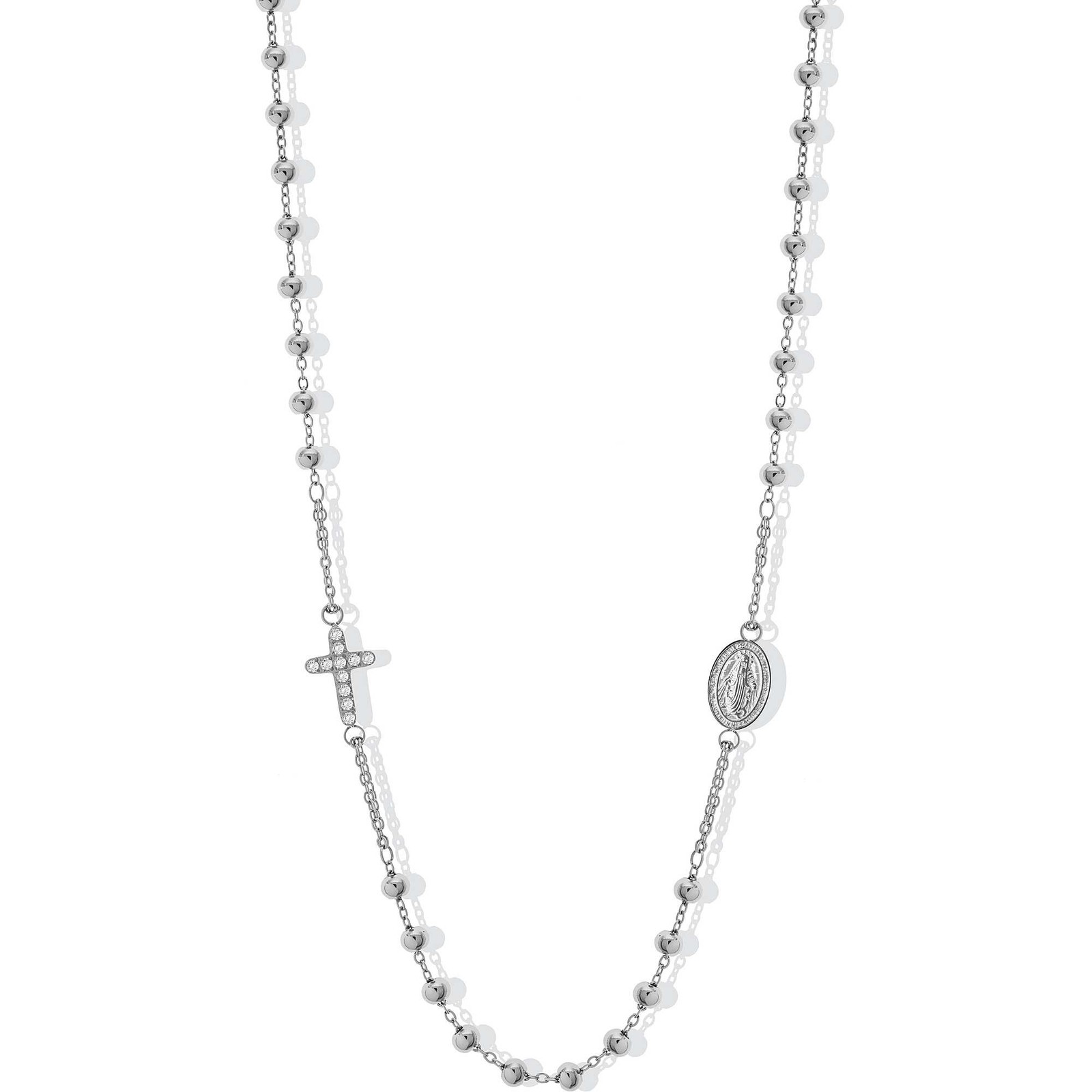 LIU JO Luxury Womens Necklace LJ2755 Stainless Steel Cross
