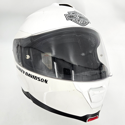 Harley Davidson HD-H24 Modular Motorcycle Helmet White Size