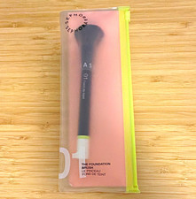 Sephora 01 Foundation Brush Vegan Synthetic Fiber Makeup Brush, Black