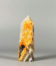 Rare Bumblebee Jasper Tower Point Reiki Stone Healing
