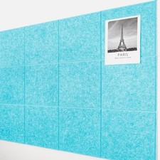 47" x 35" Felt Cork Board Removable Bulletin Board Notice Pin Board for Office