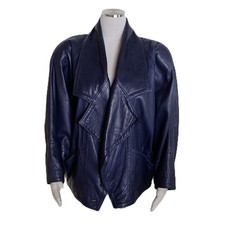 VERSACE Leather Jacket Vintage Bomber Purple ...