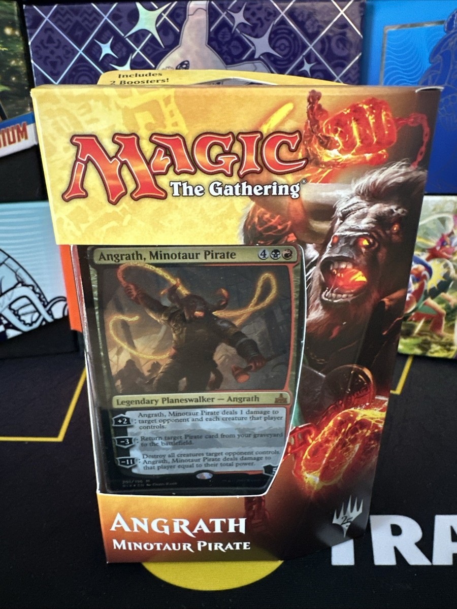 Angrath, Minotaur Pirate Rivals Of Ixalan Planeswalker Deck SEALED
