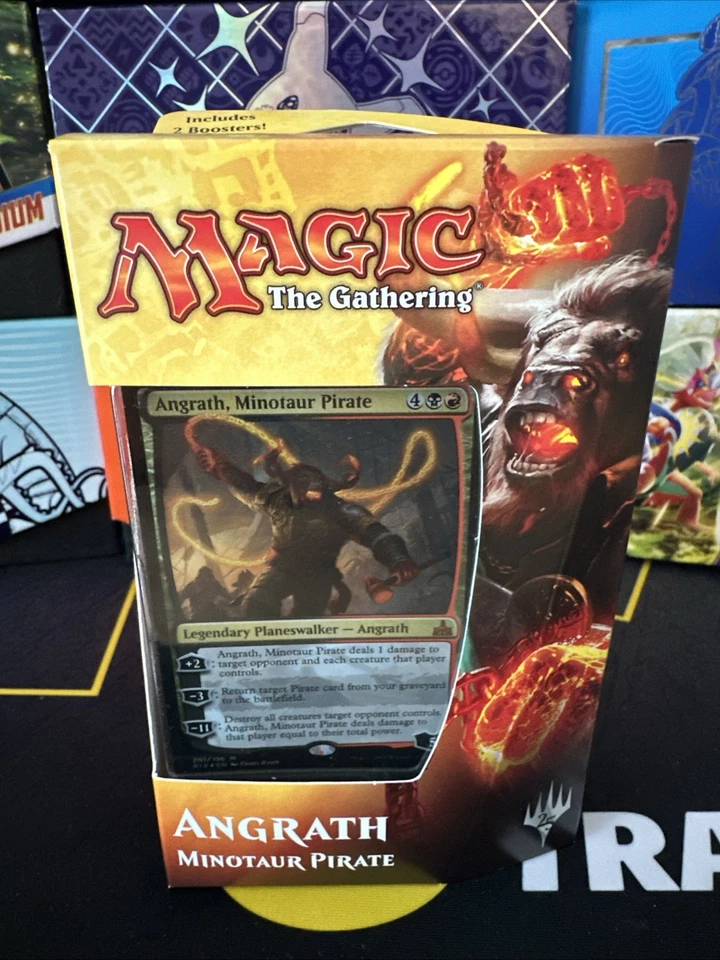 Angrath, Minotaur Pirate Rivals Of Ixalan Planeswalker Deck SEALED 2 Boosters - Image 2 of 3