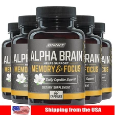 Alpha BRAIN Advanced Memory & Focus: Supports clarity and concentration