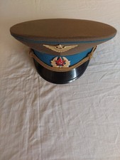 Russische / Sowjetische Schirmm&uuml;tze Offizier  UdSSR Luftwaffe Gr. 58
