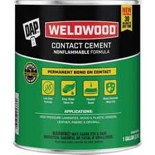DAP Weldwood Gal. Nonflammable Contact Cement 7079825336 DAP Weldwood 7079825336