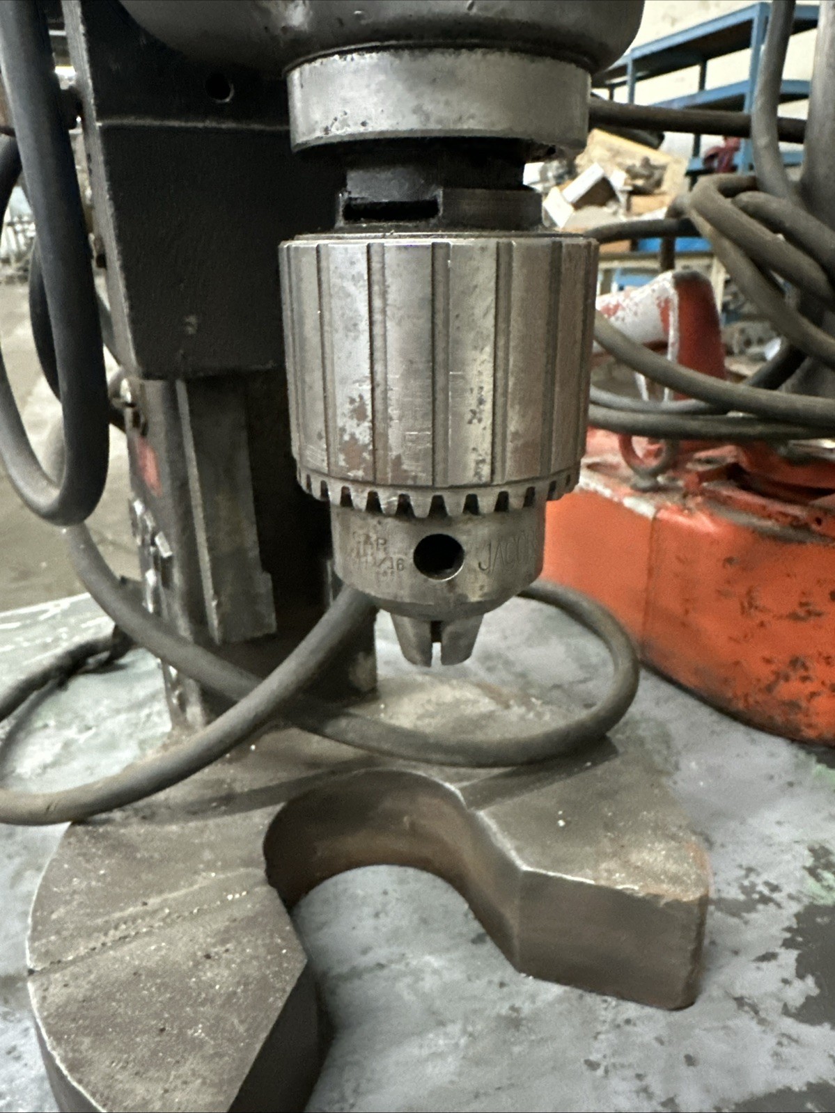 Machinist Bench Magnetic Drill Presses Lot Of 2 Port-O-Mag & Misc. Press