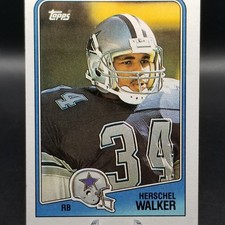 Herschel Walker 1988 Topps Dallas Cowboys NFL Football Sports Cards 261