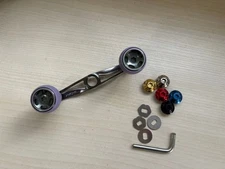 DRT VARIAL 95 Handle Gunmetal Reel Handle for Shimano Daiwa Ab B1 Types