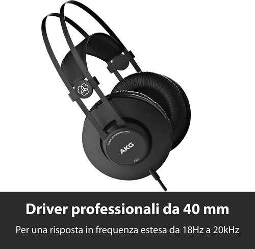 K52 Cuffie Da Studio Di Monitoraggio Chiuse Ad Alte Prestazioni, Con Cavo, Desig - Foto 5 di 12